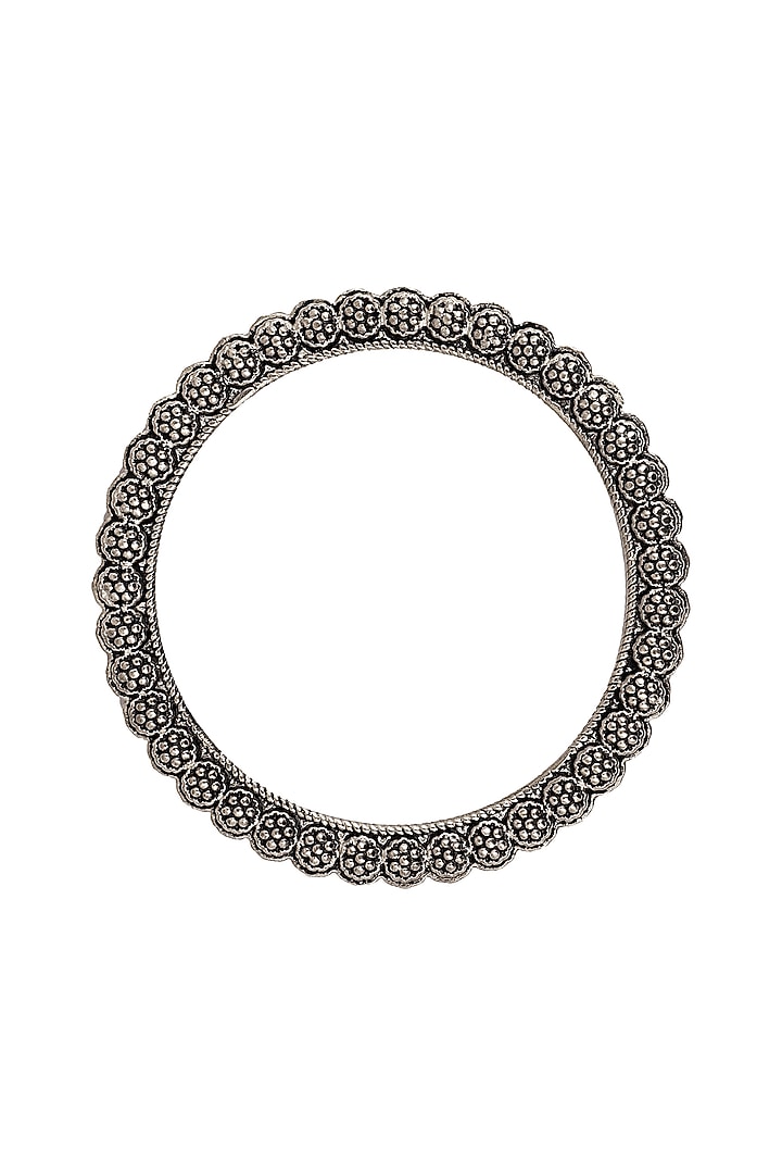 Black Rhodium Finish Bangle by Zariin at Pernia's Pop Up Shop