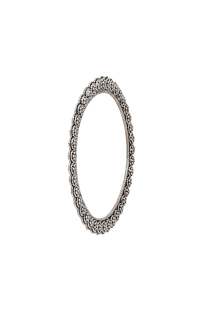 Black Rhodium Finish Bangle by Zariin at Pernia's Pop Up Shop