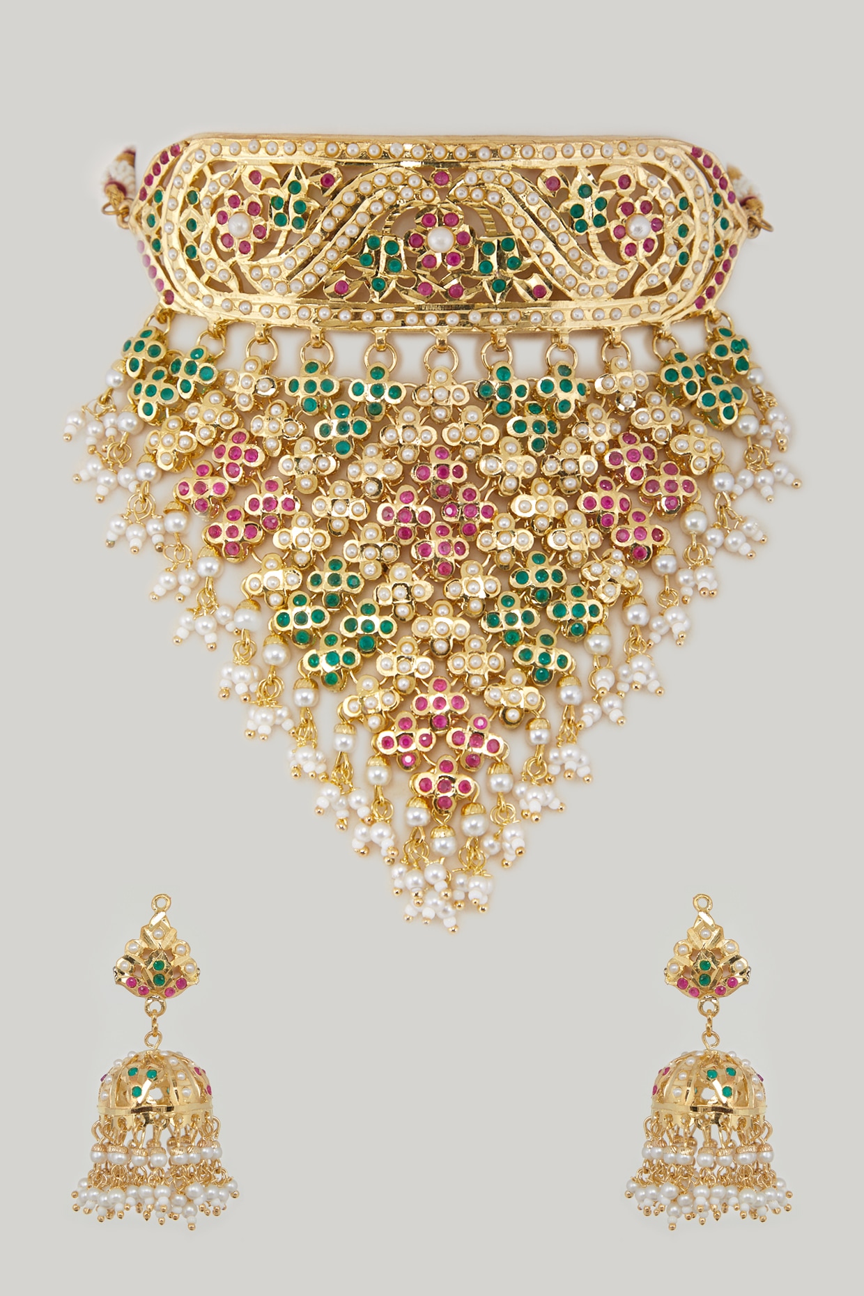 جدا المعلق جذاب choker jadau set 
