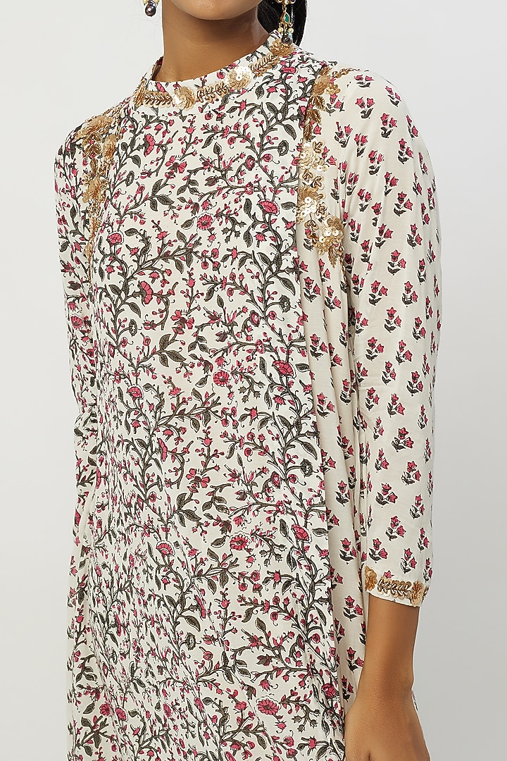 Multi-Coloured Printed Tunic by zeel doshi thakkar at Pernia's Pop Up Shop