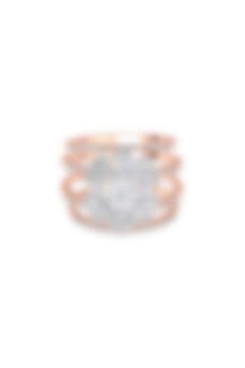 18Kt Rose Gold Finish Diamond Ring by ZEN DIAMOND at Pernia's Pop Up Shop