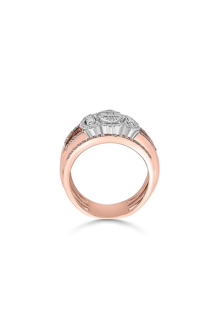 18Kt Rose Gold Finish Diamond Ring by ZEN DIAMOND at Pernia's Pop Up Shop