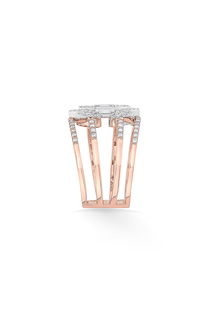 18Kt Rose Gold Finish Diamond Ring by ZEN DIAMOND at Pernia's Pop Up Shop