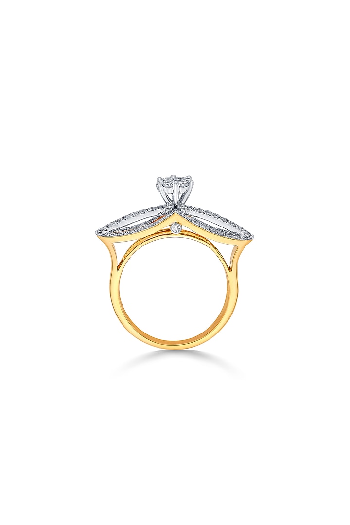 18kt Rose Gold Finish Diamond Halo Ring by ZEN DIAMOND at Pernia's Pop Up Shop