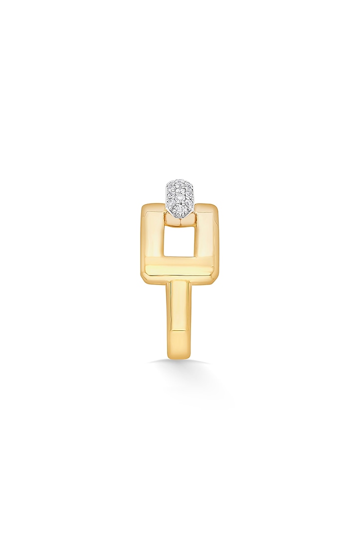 18kt Matte Rose Gold Finish Diamond Ring by ZEN DIAMOND at Pernia's Pop Up Shop