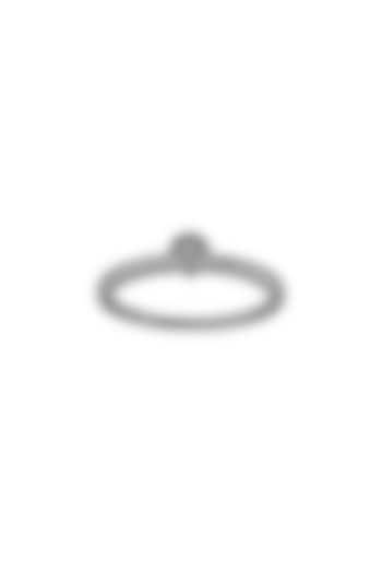 14kt White Finish Diamond Zen Pirlanta Pendant Ring by ZEN DIAMOND at Pernia's Pop Up Shop