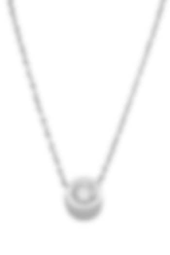 14kt White Finish Diamond Pendant Necklace by ZEN DIAMOND at Pernia's Pop Up Shop