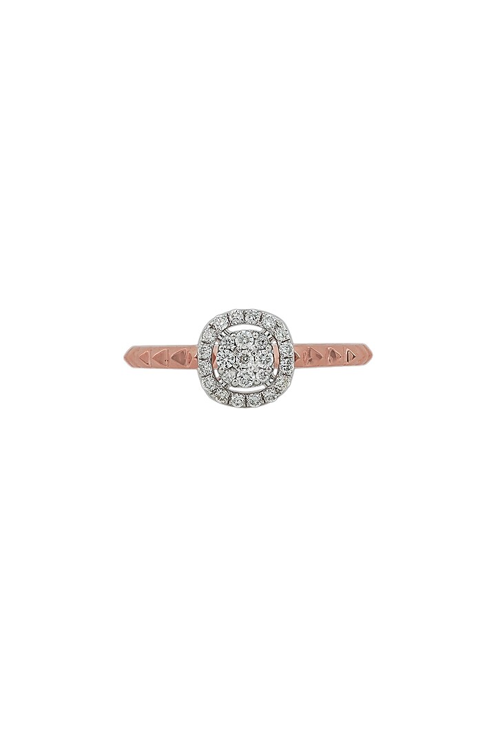 18kt Rose Gold Finish Diamond Soiree Ring by ZEN DIAMOND at Pernia's Pop Up Shop