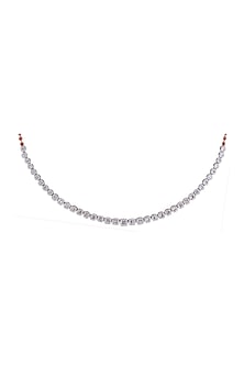 14kt White Finish Diamond Lariat Pendant Necklace by ZEN DIAMOND-POPULAR PRODUCTS AT STORE
