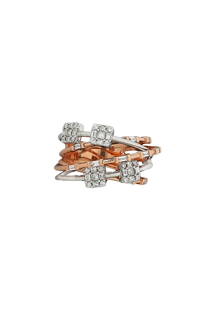 18kt Rose Gold Finish Diamond Enchante Ring by ZEN DIAMOND at Pernia's Pop Up Shop