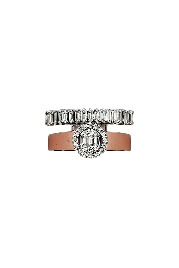 18kt Rose Gold Finish Diamond Soiree Ring by ZEN DIAMOND at Pernia's Pop Up Shop