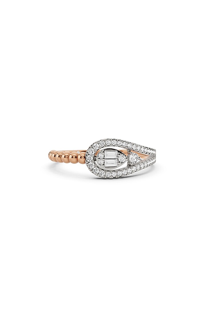 14kt Two-Tone Finish Ring With 44 Diamonds by ZEN DIAMOND at Pernia's Pop Up Shop