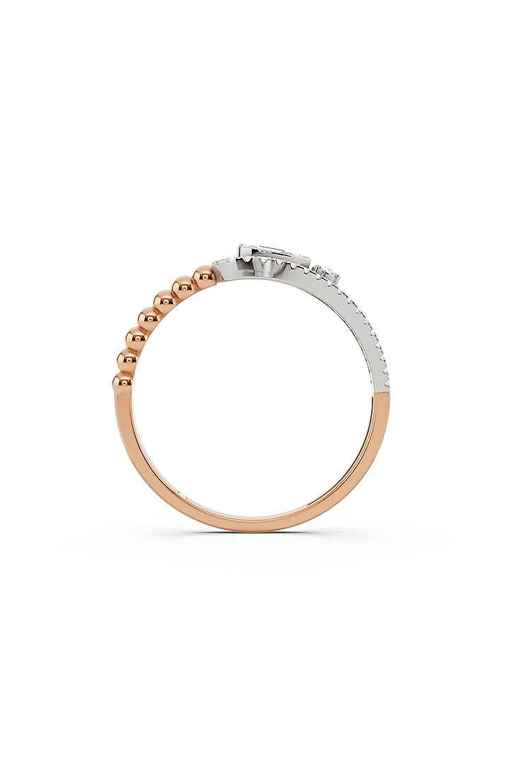 14kt Two-Tone Finish Ring With 44 Diamonds by ZEN DIAMOND at Pernia's Pop Up Shop
