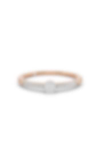 14kt Rose Gold Finish Ring With 22 Diamonds by ZEN DIAMOND at Pernia's Pop Up Shop