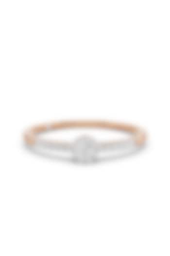 14kt Rose Gold Finish Ring With 22 Diamonds by ZEN DIAMOND at Pernia's Pop Up Shop