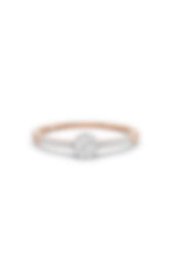 14kt Rose Gold Finish Ring With 22 Diamonds by ZEN DIAMOND at Pernia's Pop Up Shop