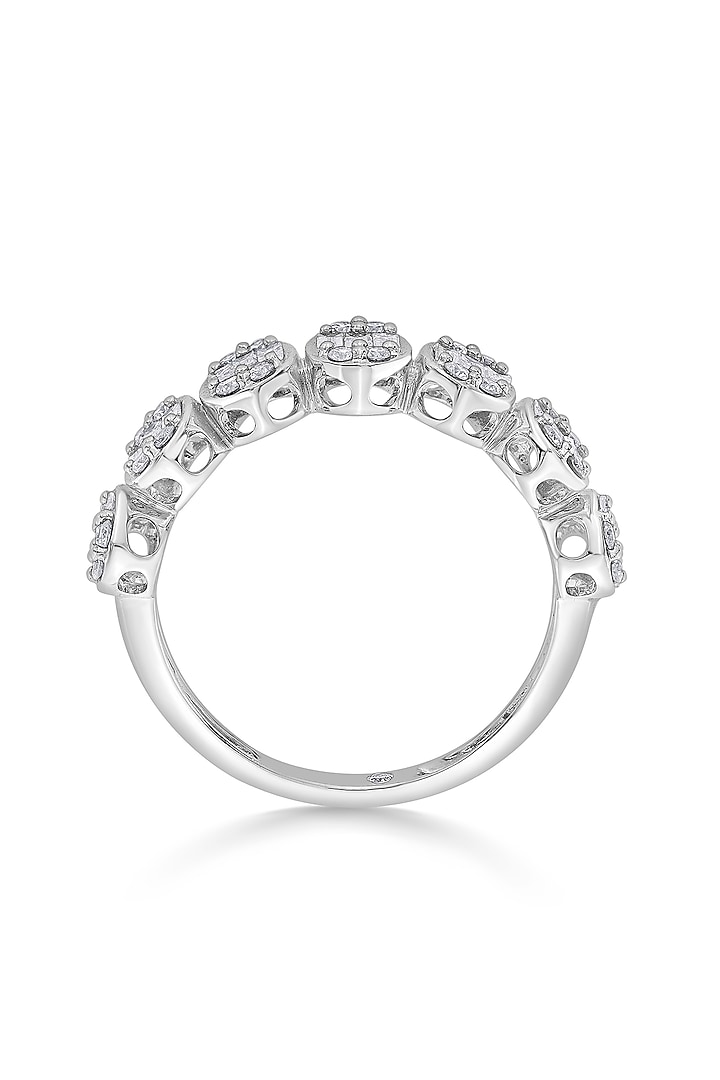 14kt White Gold Finish Ring With 50 Diamonds by ZEN DIAMOND at Pernia's Pop Up Shop