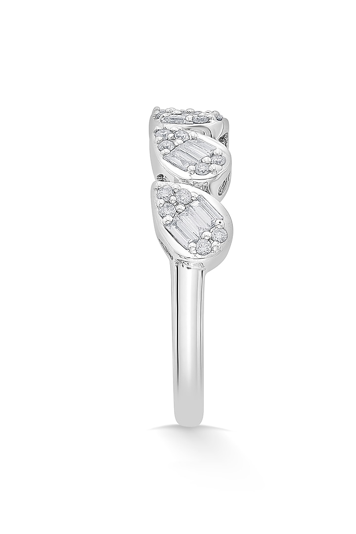 14kt White Gold Finish Ring With 41 Diamonds by ZEN DIAMOND at Pernia's Pop Up Shop