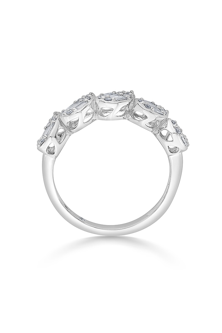 14kt White Gold Finish Ring With 41 Diamonds by ZEN DIAMOND at Pernia's Pop Up Shop