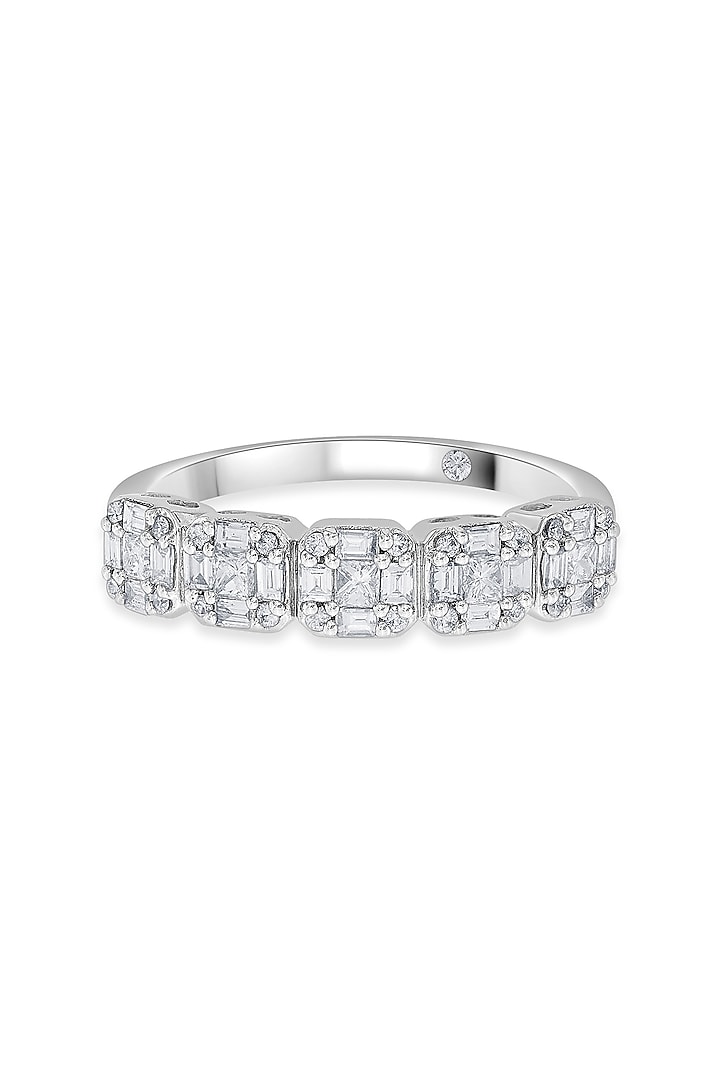 14kt White Finish Ring With 46 Diamonds by ZEN DIAMOND at Pernia's Pop Up Shop