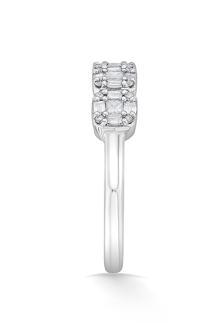 14kt White Finish Ring With 46 Diamonds by ZEN DIAMOND at Pernia's Pop Up Shop