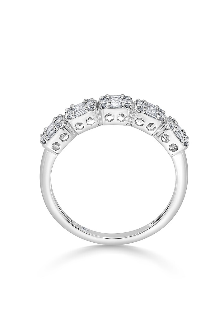 14kt White Finish Ring With 46 Diamonds by ZEN DIAMOND at Pernia's Pop Up Shop