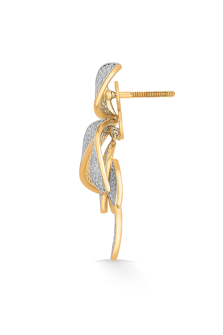 18kt Rose Gold Finish Earrings With 571 Diamonds by ZEN DIAMOND at Pernia's Pop Up Shop