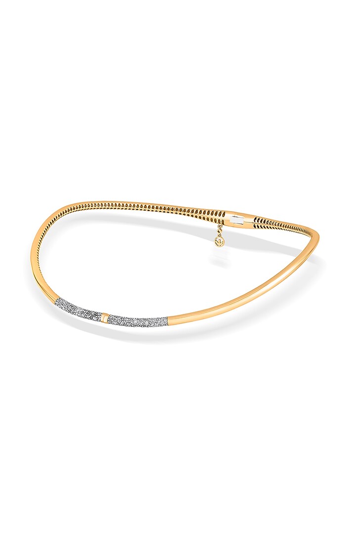 18kt Rose Gold Finish Pendant Necklace With 61 Diamonds by ZEN DIAMOND at Pernia's Pop Up Shop