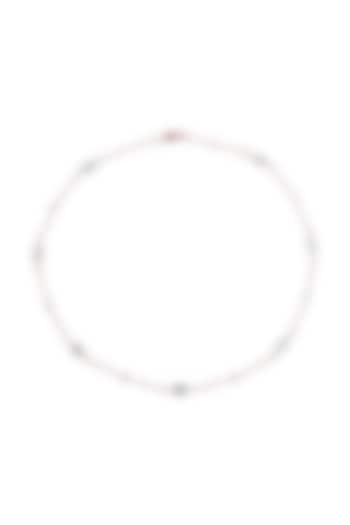 14kt Rose Gold Finish Diamond Necklace by ZEN DIAMOND at Pernia's Pop Up Shop