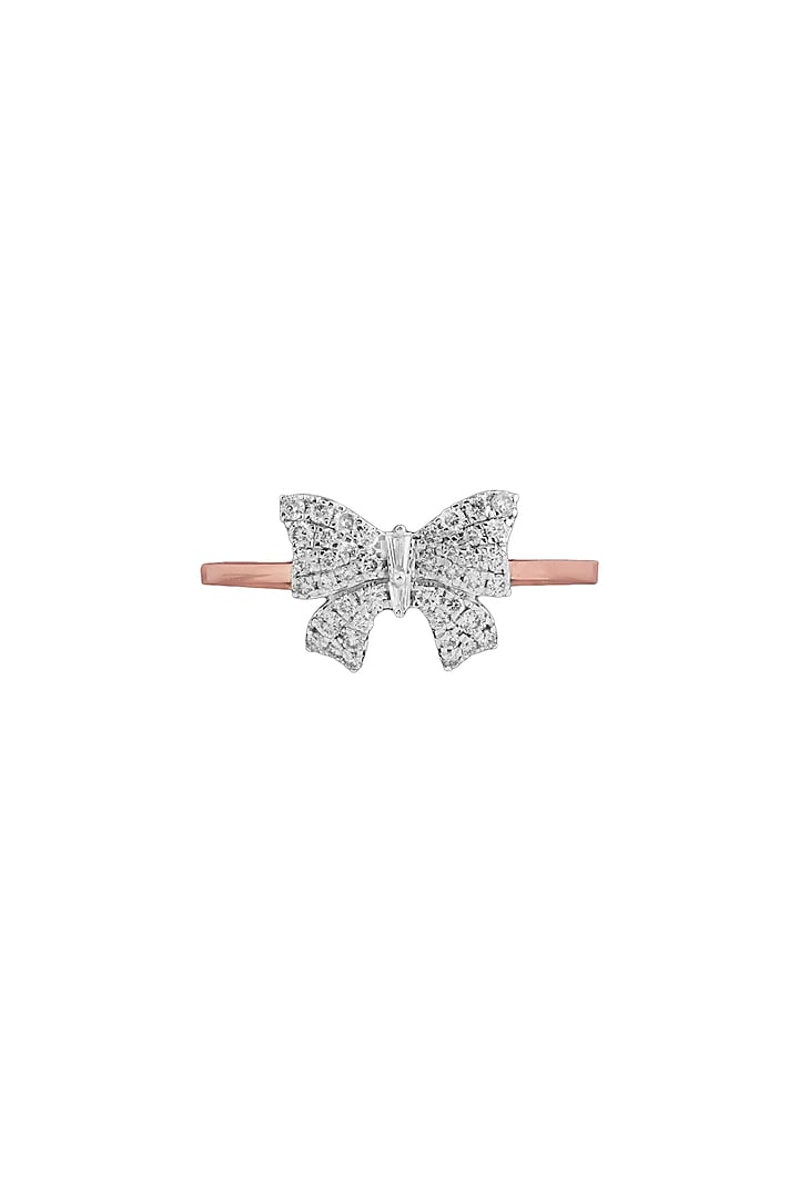 14kt Rose Gold Finish Diamond Ring by ZEN DIAMOND at Pernia's Pop Up Shop