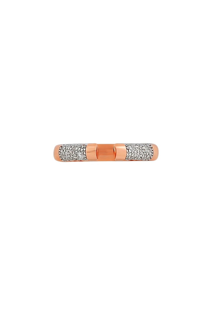 18kt Rose Gold Finish Diamond Soiree Ring by ZEN DIAMOND at Pernia's Pop Up Shop