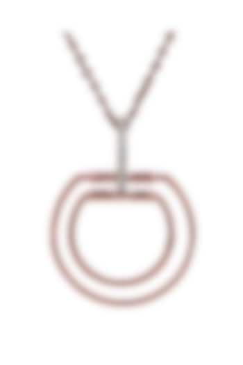 18kt White Finish Diamond Soiree Pendant Necklace by ZEN DIAMOND at Pernia's Pop Up Shop