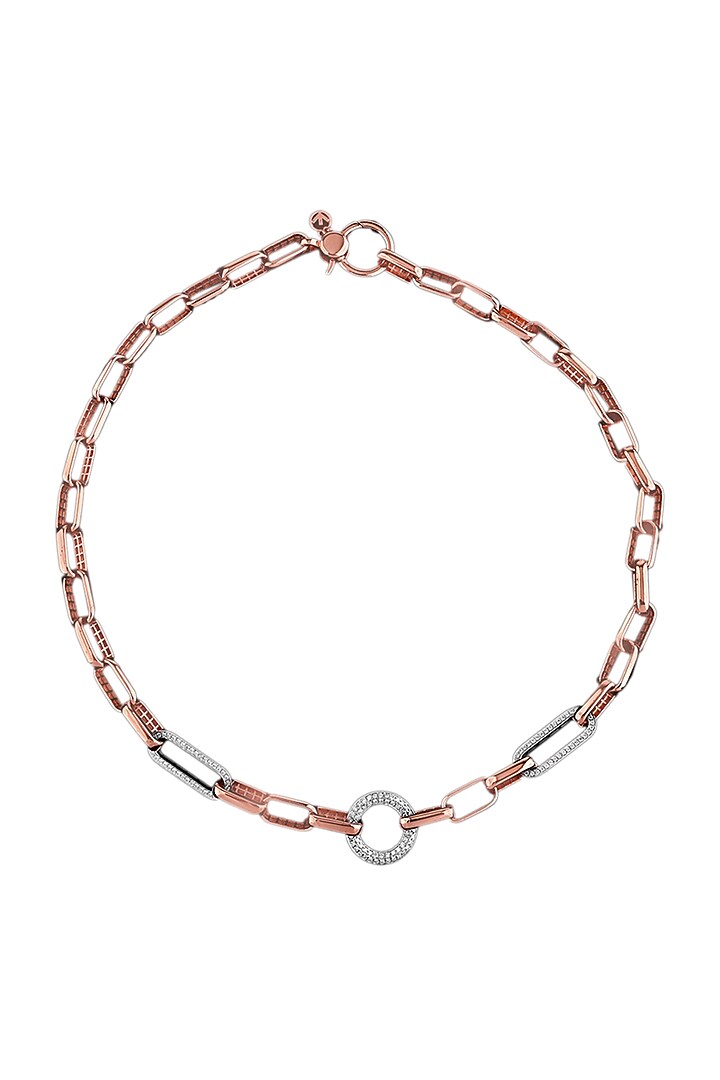 18kt White Finish Diamond Cuban Connection Necklace by ZEN DIAMOND at Pernia's Pop Up Shop