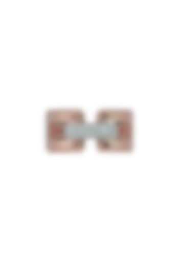 18kt Rose Gold Finish Diamond Cuban Connection Ring by ZEN DIAMOND at Pernia's Pop Up Shop
