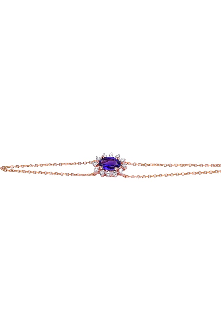14kt Rose Gold Finish Diamond Loose Bracelet by ZEN DIAMOND at Pernia's Pop Up Shop