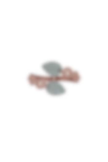 18kt Rose Gold Finish Diamond Cuban Connection Ring by ZEN DIAMOND at Pernia's Pop Up Shop