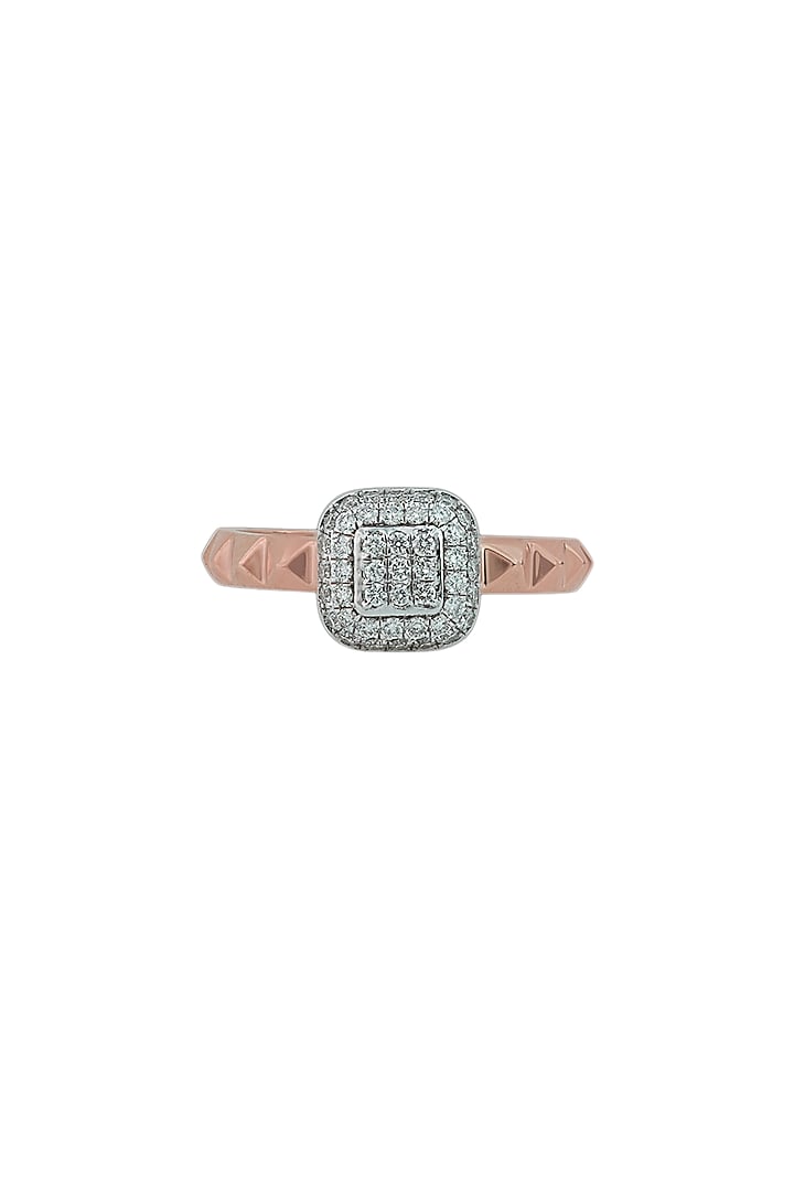 18kt Rose Gold Finish Diamond Soiree Ring by ZEN DIAMOND at Pernia's Pop Up Shop