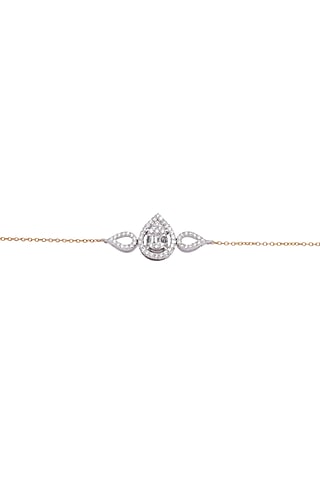 14kt Rose Gold Finish Diamond Loose Bracelet by ZEN DIAMOND