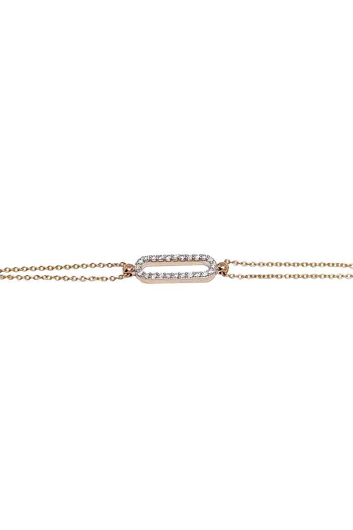 14kt Rose Gold Finish Diamond Loose Bracelet by ZEN DIAMOND at Pernia's Pop Up Shop