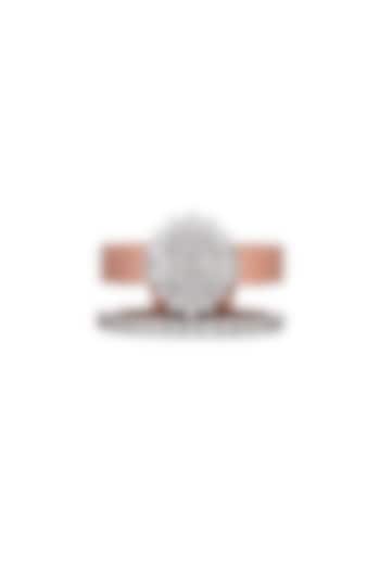18kt Rose Gold Finish Diamond Soiree Ring by ZEN DIAMOND at Pernia's Pop Up Shop