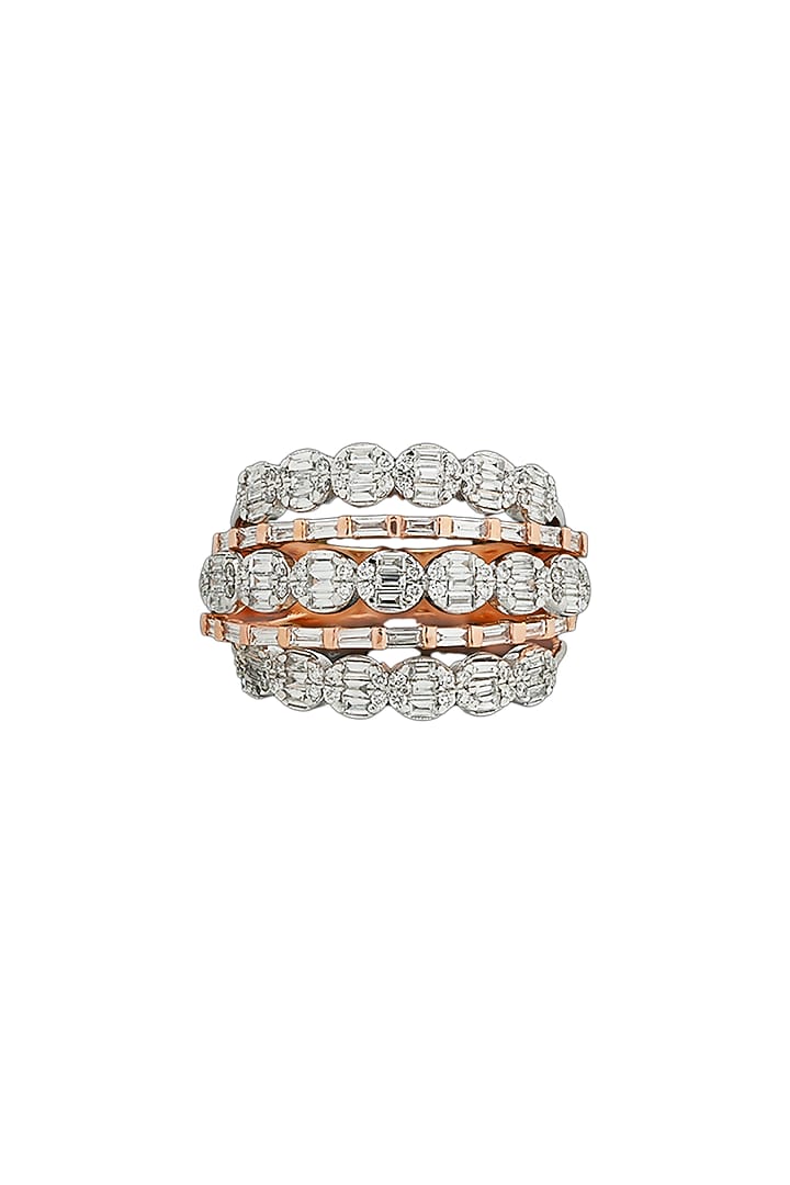 18kt Rose Gold Finish Diamond Ring by ZEN DIAMOND at Pernia's Pop Up Shop