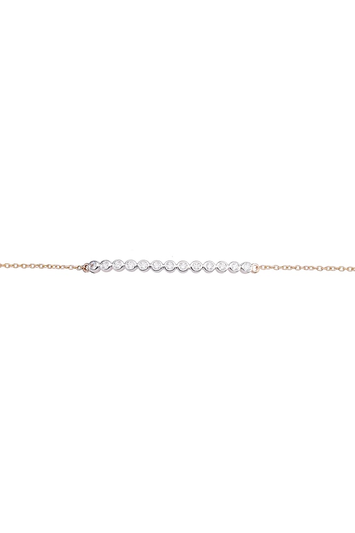 14kt Rose Gold Finish Diamond Loose Bracelet by ZEN DIAMOND at Pernia's Pop Up Shop