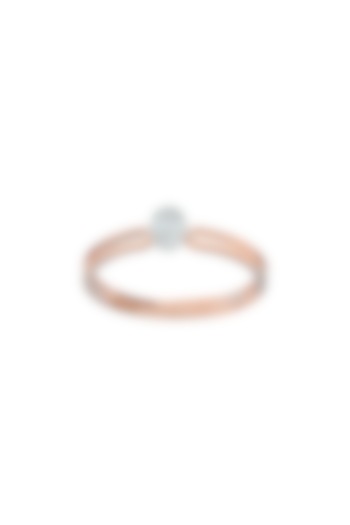 14kt Rose Gold Finish Diamond Boujee Ring by ZEN DIAMOND at Pernia's Pop Up Shop