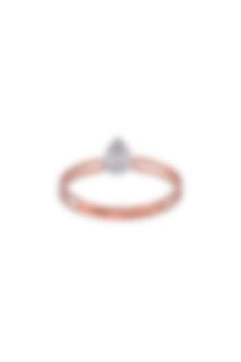 14kt Rose Gold Finish Diamond Boujee Ring by ZEN DIAMOND at Pernia's Pop Up Shop