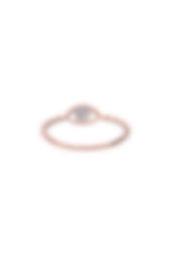 14kt Rose Gold Finish Diamond Boujee Ring by ZEN DIAMOND at Pernia's Pop Up Shop