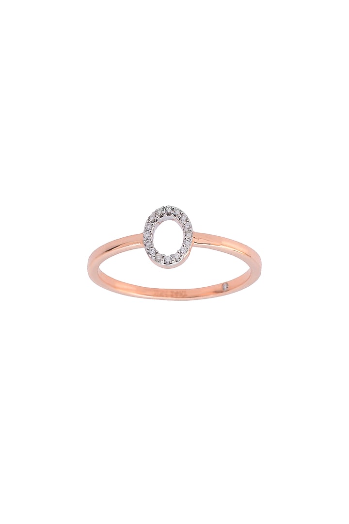 14kt Rose Gold Finish Diamond Ring by ZEN DIAMOND at Pernia's Pop Up Shop