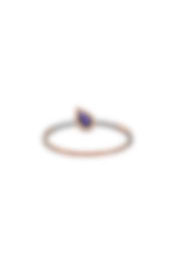 14kt Rose Gold Finish Diamond & Amethyst Ring by ZEN DIAMOND at Pernia's Pop Up Shop