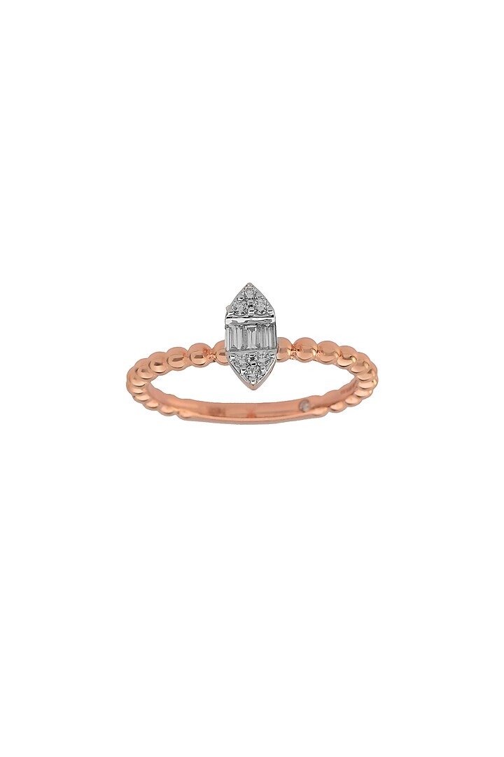 14kt Rose Gold Finish Diamond Ring by ZEN DIAMOND at Pernia's Pop Up Shop