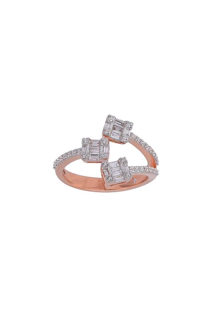 14kt Rose Gold Finish Diamond Ring by ZEN DIAMOND at Pernia's Pop Up Shop