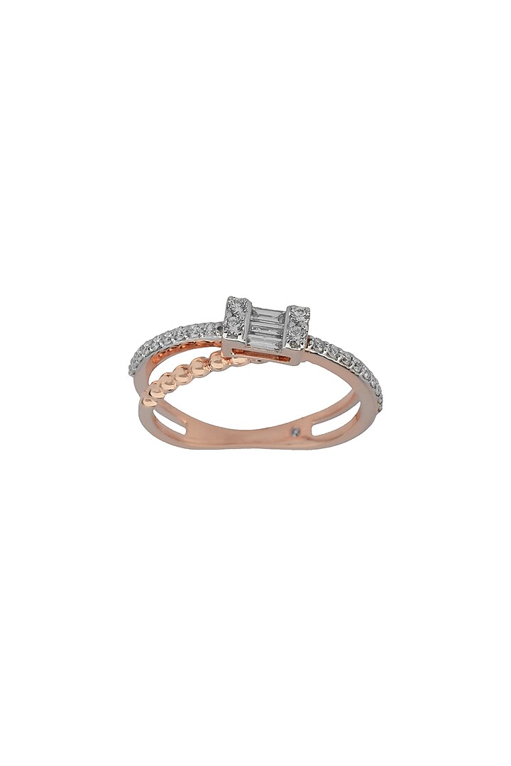 14kt Rose Gold Finish Diamond Ring by ZEN DIAMOND at Pernia's Pop Up Shop